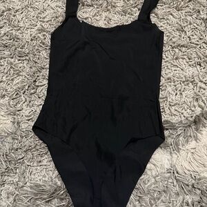 LAA BLACK MESH THONG BODY SUIT